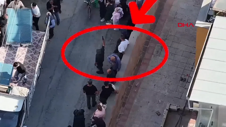 Gaziantep'te düğünde havaya ateş açan şahıs polis dronuna yakalandı