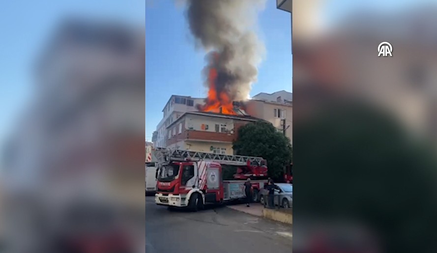 Apartman dairesinde çıkan yangın hasara neden oldu