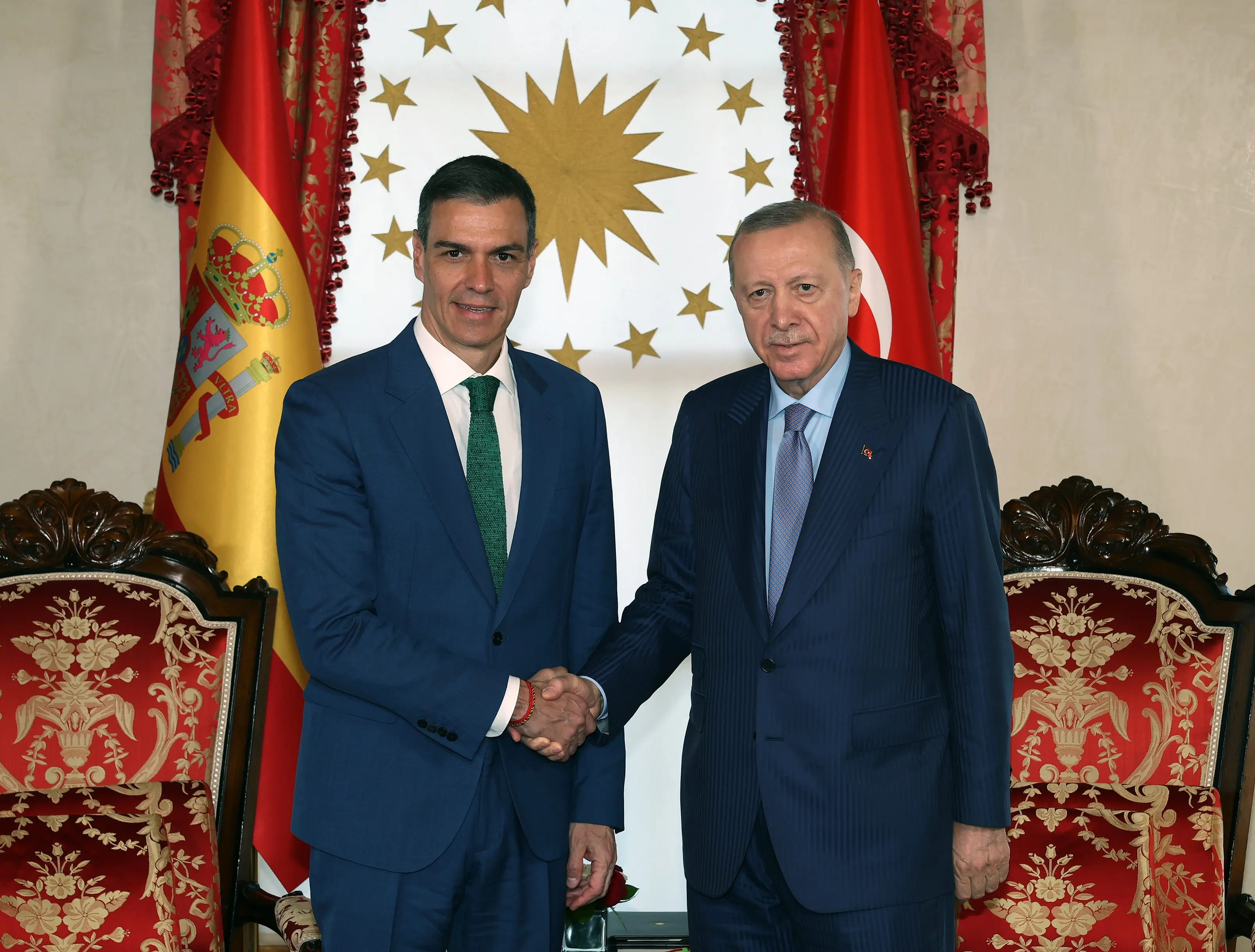Cumhurbaşkanı Erdoğan, İspanya Başbakanı Sánchez ile görüştü