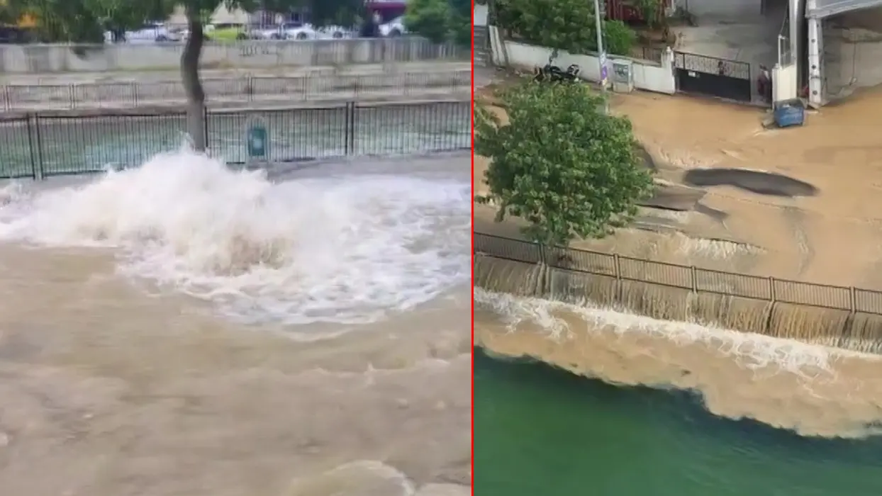 Tonlarca su boşa aktı! Adana'da cadde ve sokaklar göle döndü