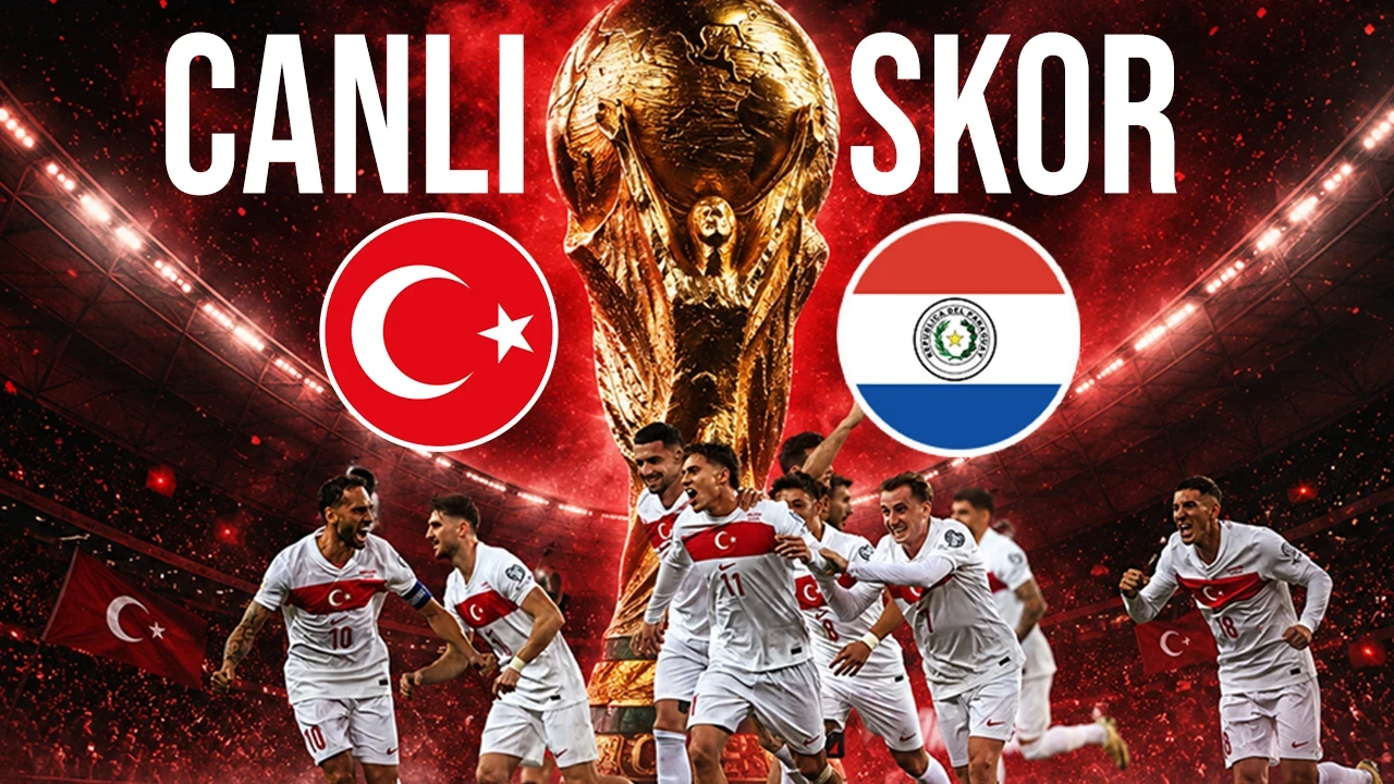 Türkiye nefesini tuttu, tüm gözler Paraguay maçında! Haydi Bizim Çocuklar! Maç başladı