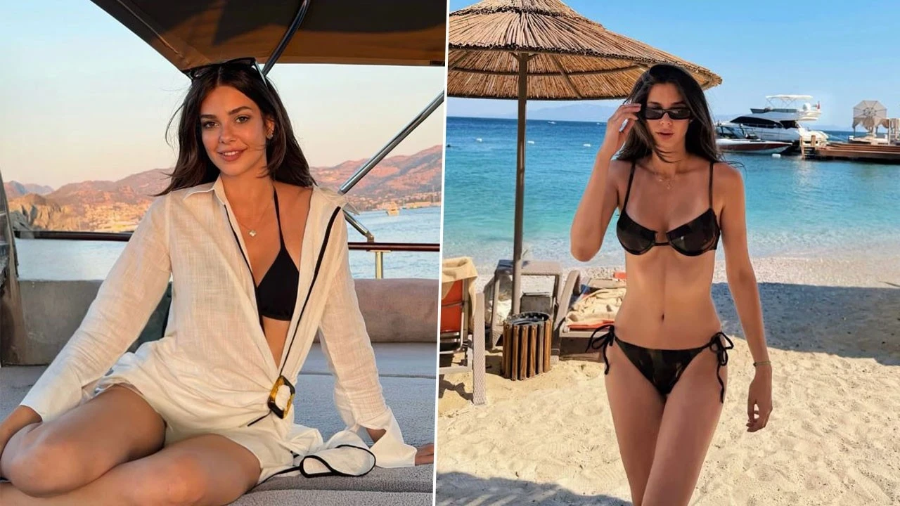 Defne Samyeli'nin kızı Deren'den cesur paylaşım! Bikinili pozlarıyla sosyal medyayı salladı