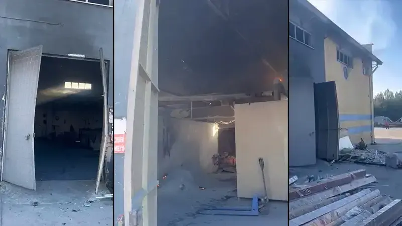 Metal fabrikasında eritme kazanı patladı; 1 işçi ağır yaralı