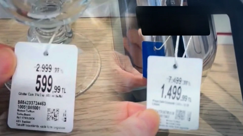 İndirim etiketi tartışma çıkardı! 7.500 TL'den 1.500 TL'ye düşen ürün sosyal medyada gündem oldu | EKONOMİ HABERLERİ
