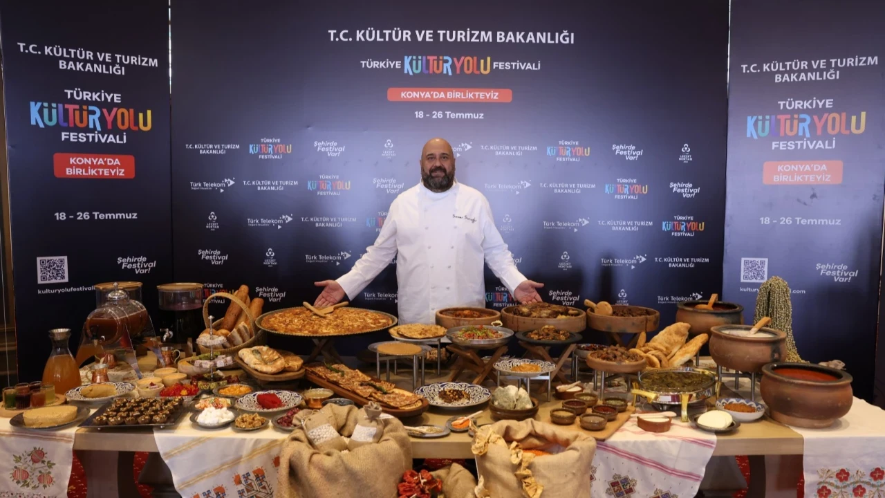 Konya, 53 lezzet noktasıyla Türkiye Kültür Yolu Festivali'nde rekor kırdı