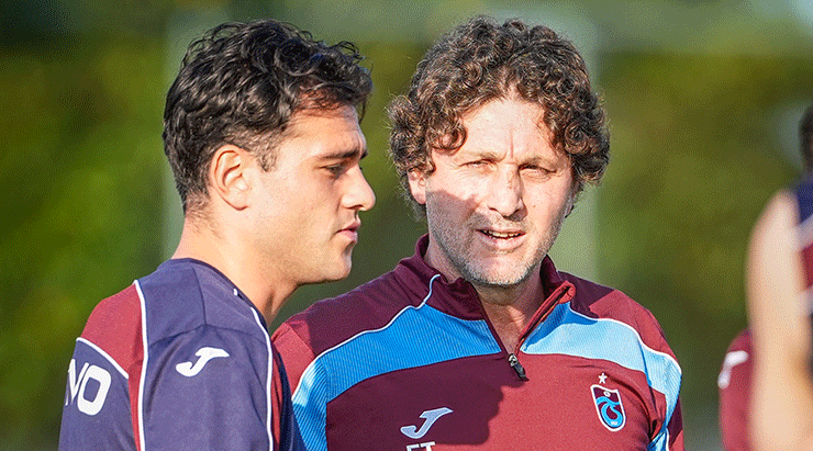 Trabzonspor'da Aral Şimşir ilk antrenmanına çıktı