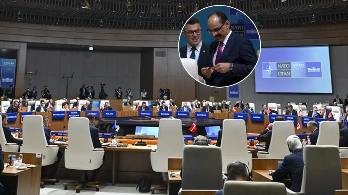 NATO'da kalem detayı gündem oldu: O anlar kamerada
