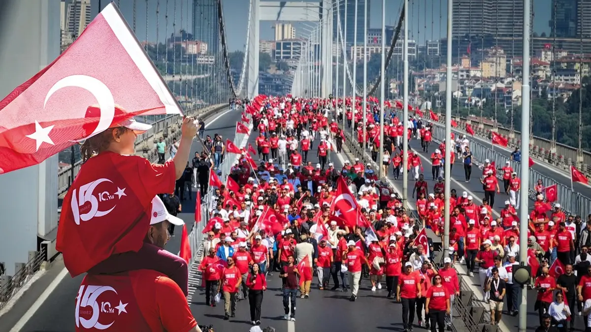 10 yıl sonra aynı ruhla... 15 Temmuz'un yıl dönümünde "tek yürek"