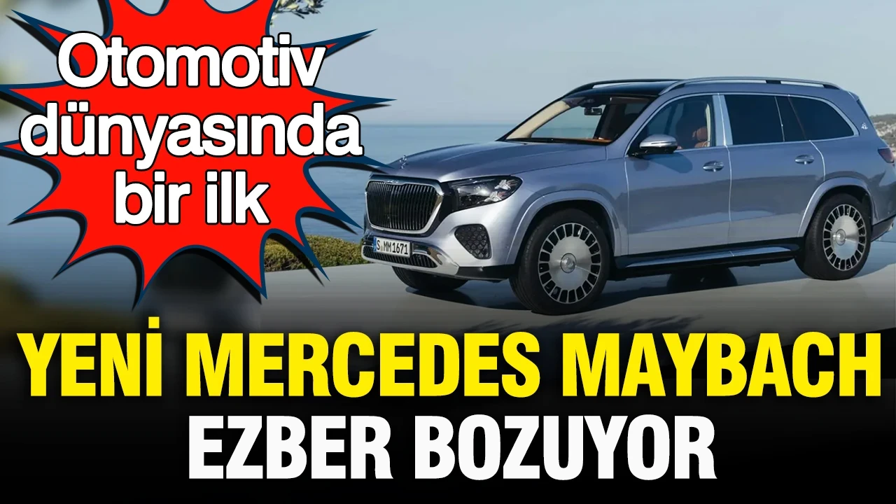 Otomotiv dünyasında bir ilk: Mercedes’in yeni Maybach modeli ezber bozuyor