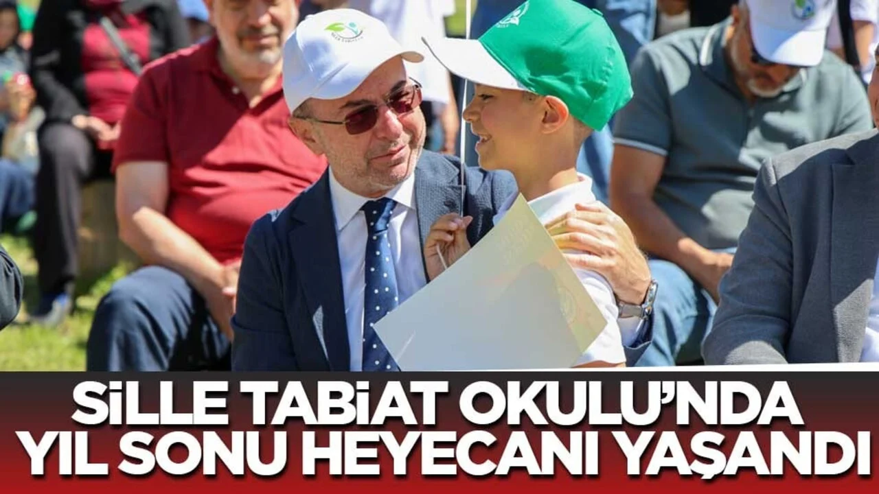 Sille Tabiat Okulu'nda yıl sonu heyecanı yaşandı