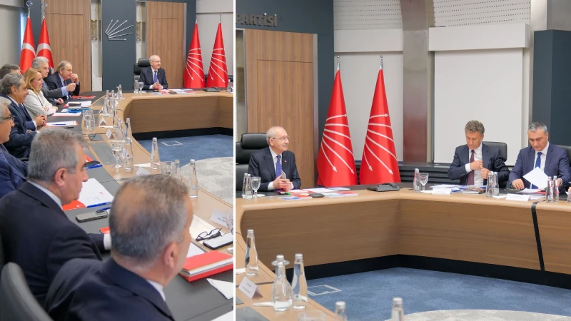 CHP Genel Başkanı Kılıçdaroğlu MYK Toplantısına başkanlık etti