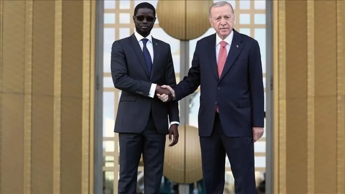 Başkan Erdoğan Senegal Cumhurbaşkanı Bassirou Diomaye Faye ile görüştü