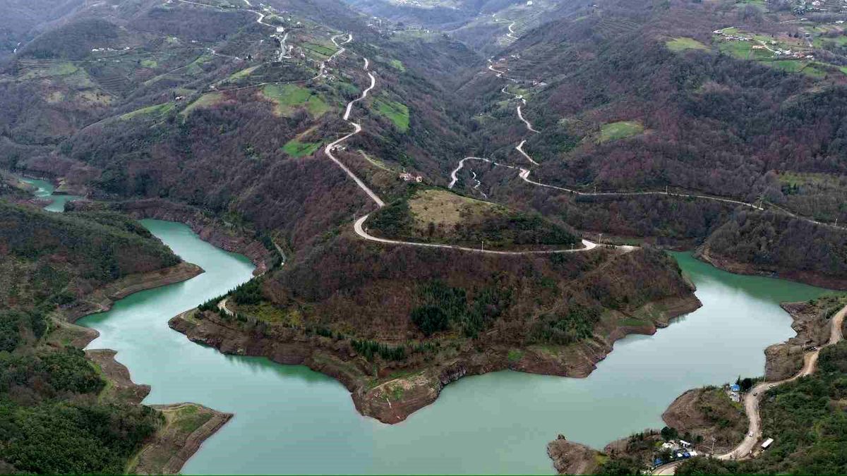 Kocaeli'nin içme suyu kaynağı Yuvacık Barajı'nda yüz güldüren doluluk