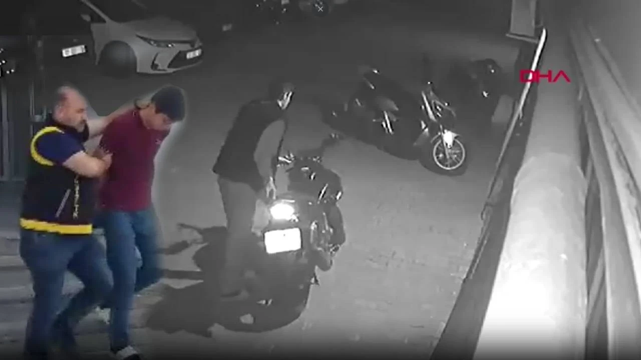 Motosiklet hırsızından pişkin savunma! "Teslim etmeye giderken yakalandım"