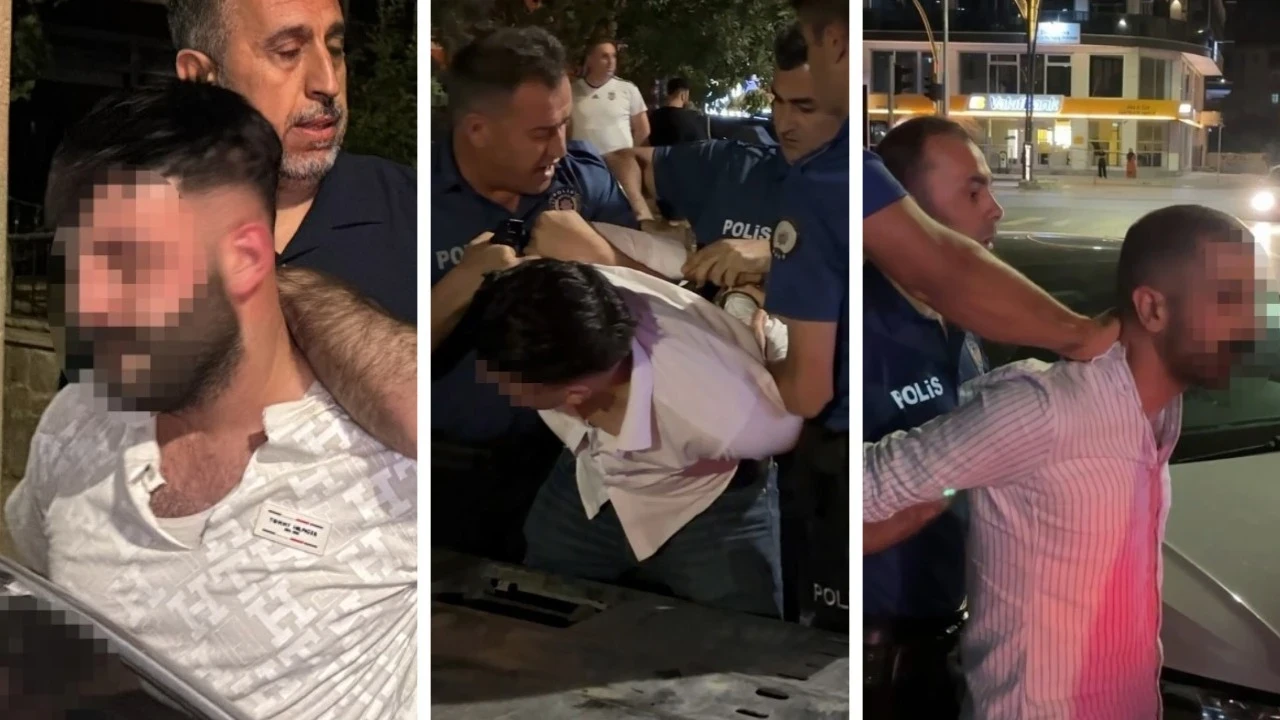 Alkollü sürücünün yakınları ortalığı birbirine kattı: 12 gözaltı
