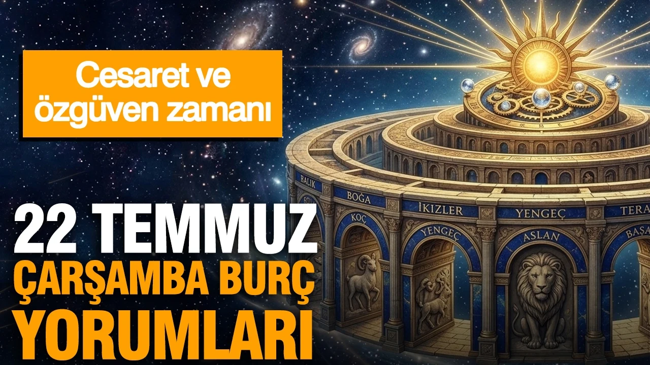 22 Temmuz Çarşamba günlük burç yorumları: Cesaret ve özgüven zamanı