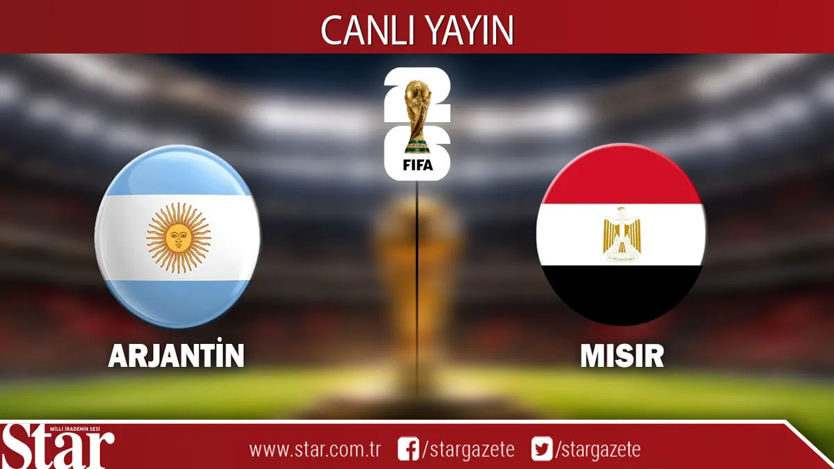 CANLI ANLATIM: Arjantin-Mısır