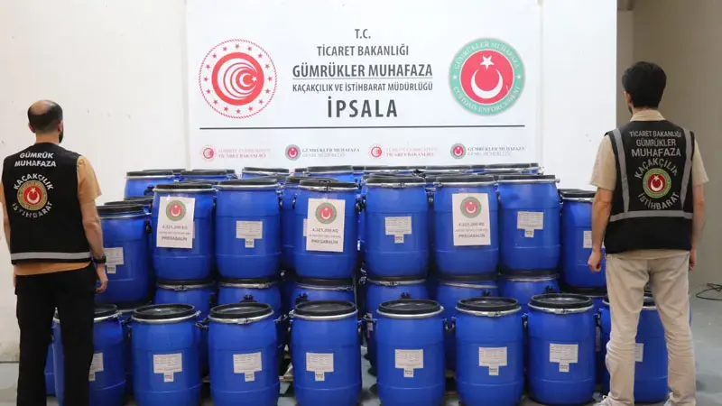 İpsala Gümrük Kapısı'nda 4 ton uyuşturucu ele geçirildi
