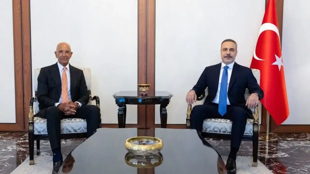 Dışişleri Bakanı Fidan, ABD'nin Ankara Büyükelçisi Barrack'ı kabul etti