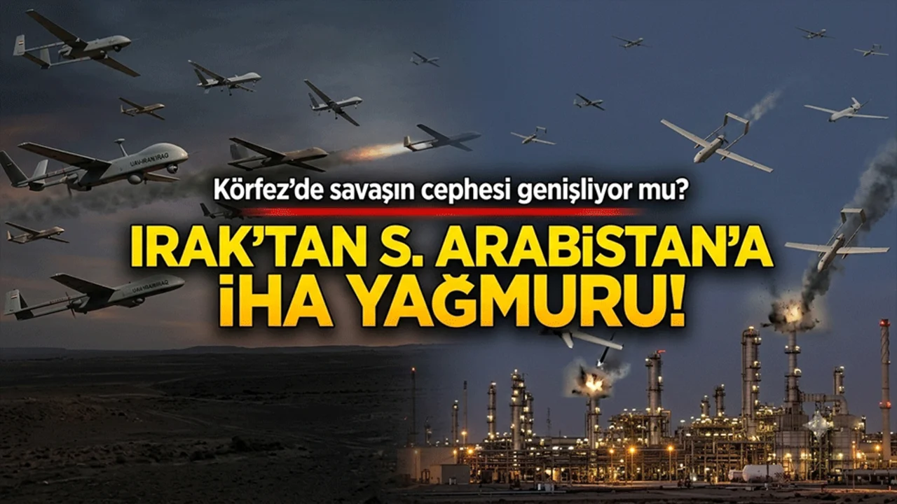 Körfez’de savaşın cephesi genişliyor mu? Irak’tan S. Arabistan’a İHA yağmuru!