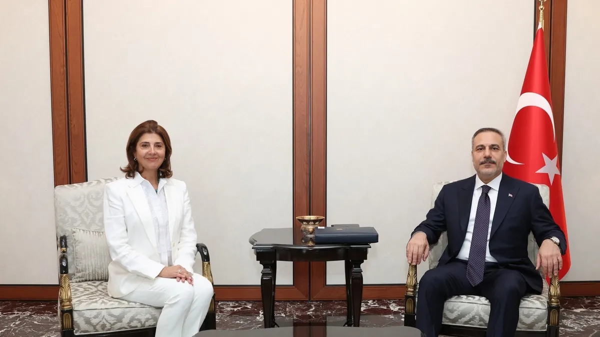 Ankara'da kritik Kıbrıs zirvesi! Dışişleri Bakanı Fidan BM Temsilcisi Holguin'i kabul etti