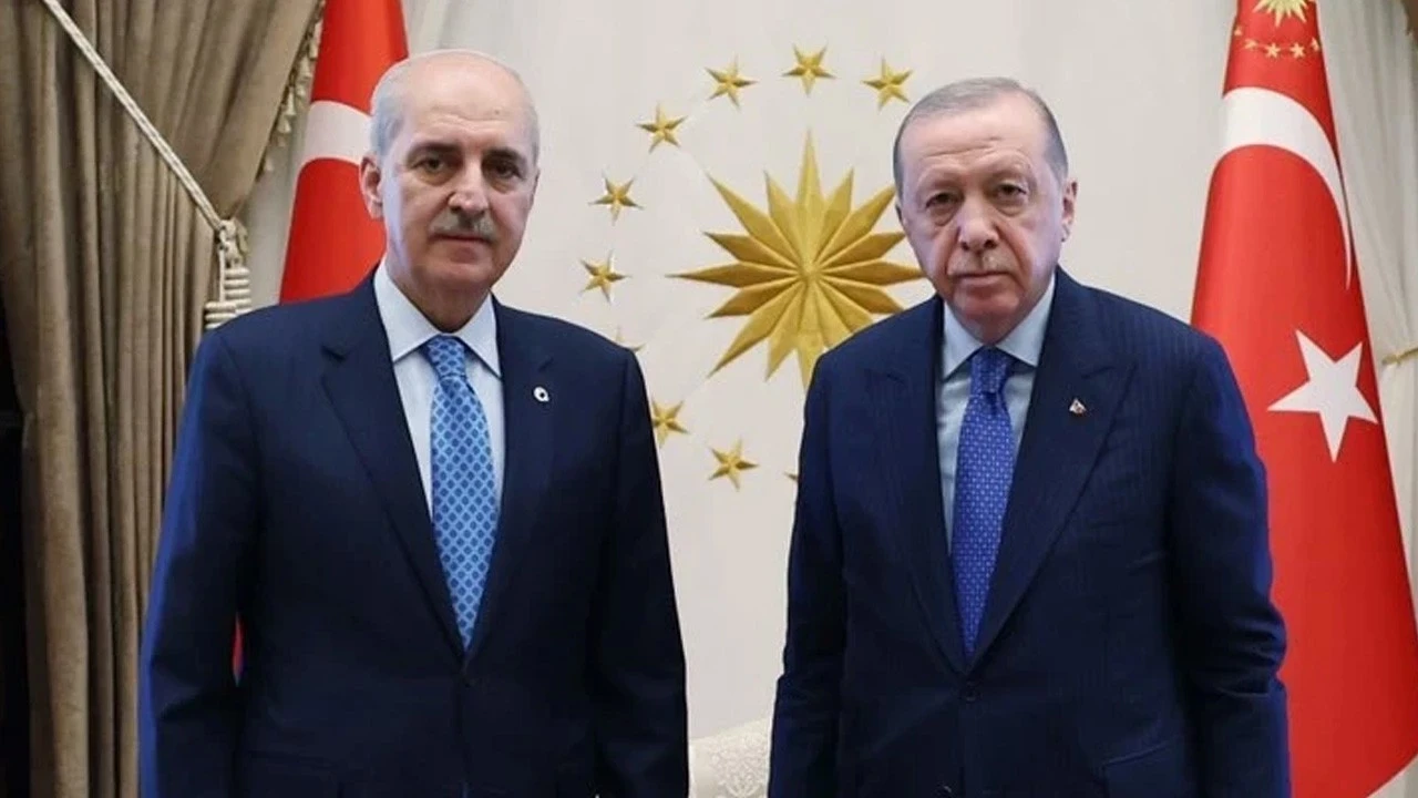 Cumhurbaşkanı Erdoğan, TBMM Başkanı Kurtulmuş ile görüştü