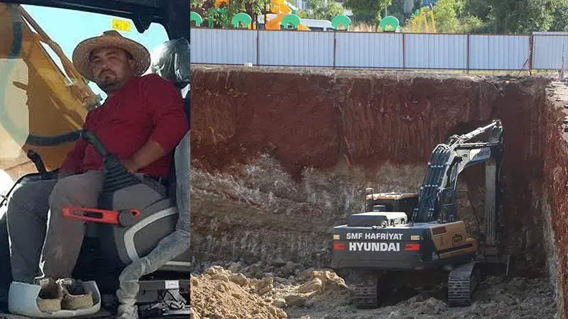 Denizli’de göçük altında kalan kepçe operatörü hayatını kaybetti
