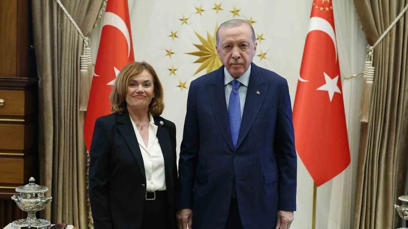 Cumhurbaşkanı Erdoğan İspanya Anayasa Mahkemesi Başkanvekili Huertas'ı kabul etti