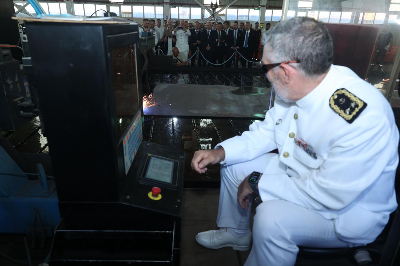 Türkiye’nin tarihi askeri gemi ihracatında ikinci geminin üretimi başladı