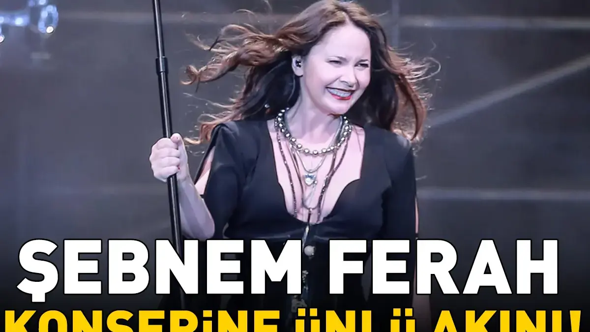 Şebnem Ferah Konserine Ünlü Akını! 6 Yıl Sonra Müzikseverlerle Buluşuyor