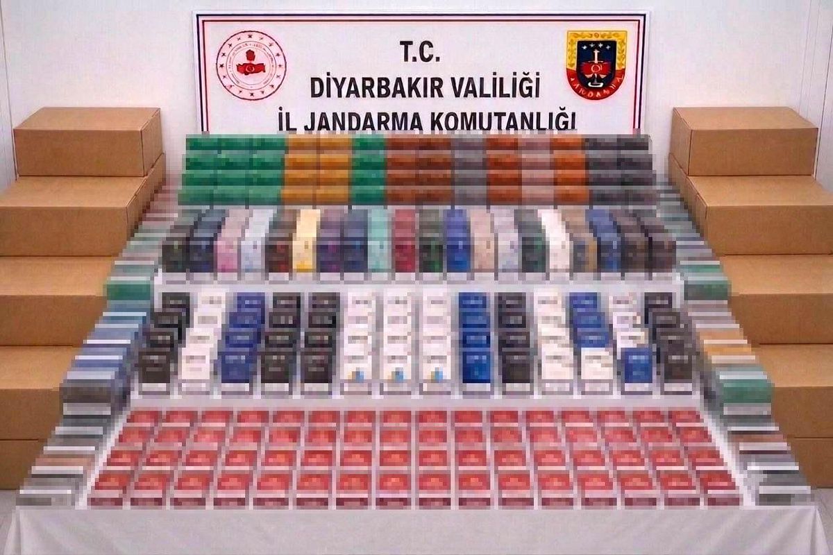 Diyarbakır'da çok sayıda gümrük kaçağı ürün ele geçirildi