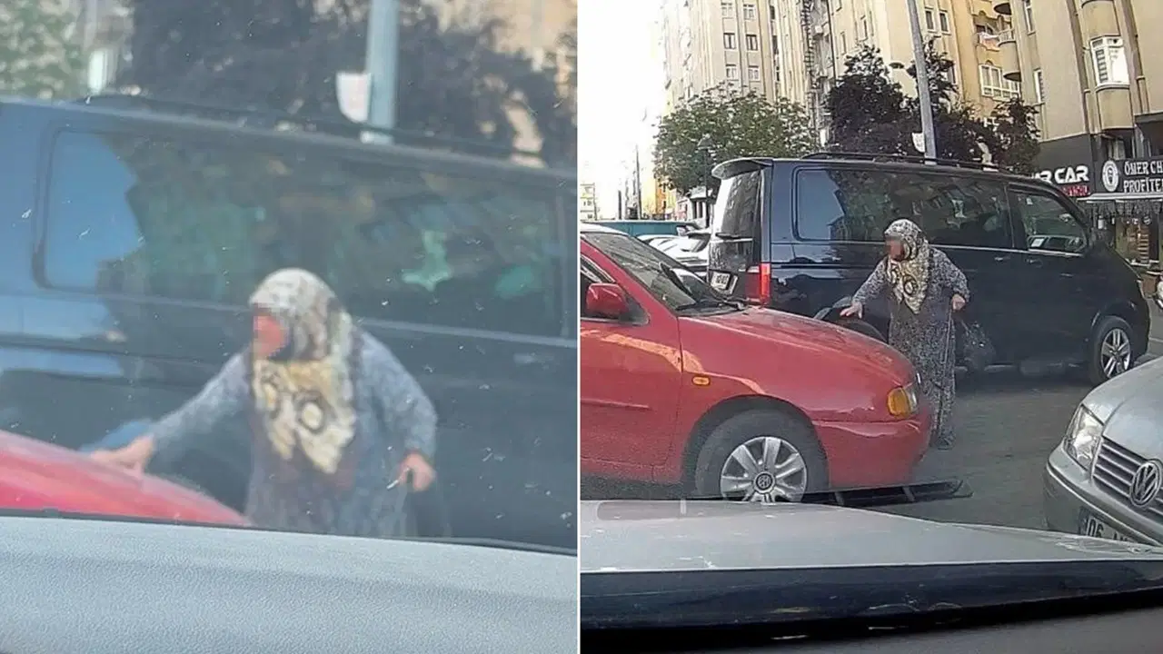 Park yeri kavgasında üzerine sürdü: 'Savaşı' yaşlı kadın kazandı