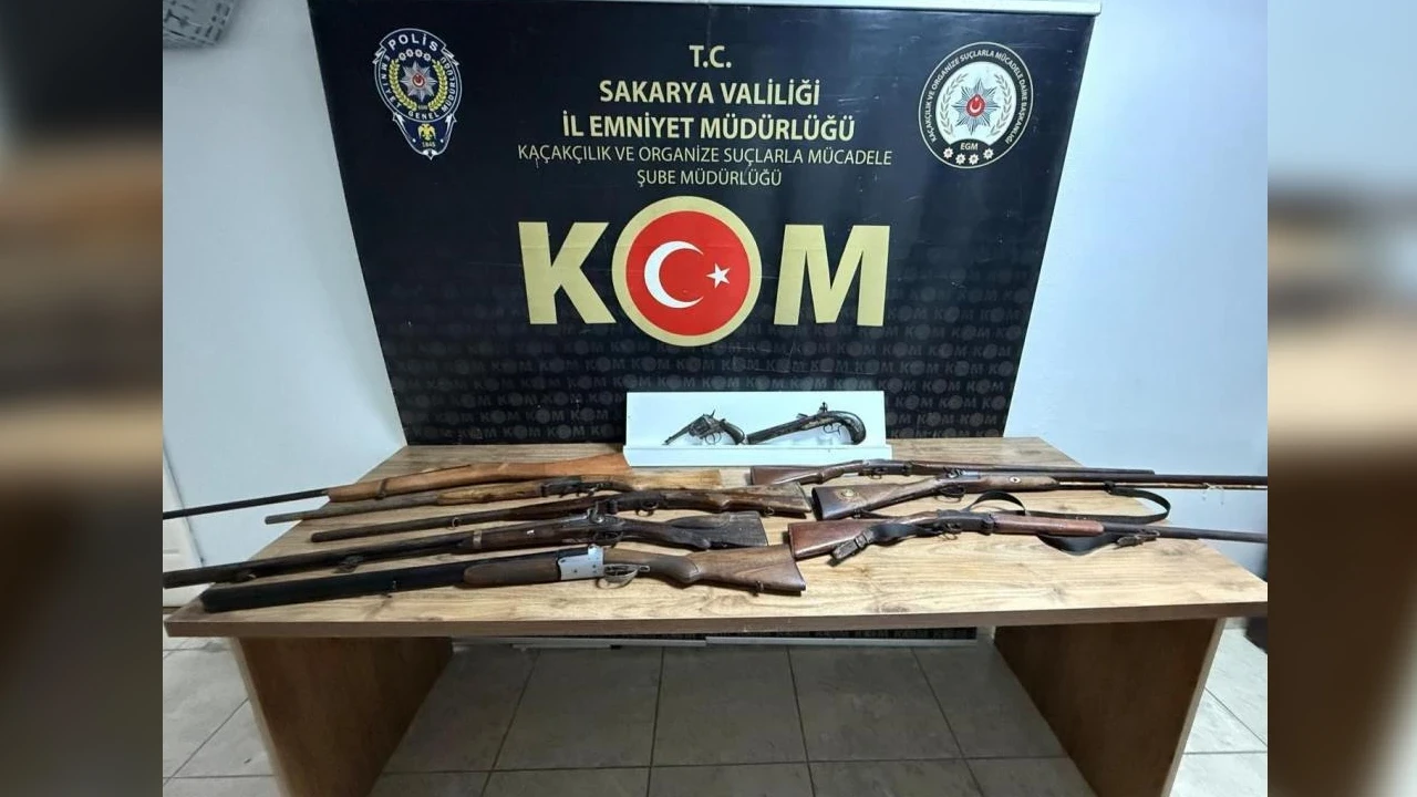 Sakarya’da silah kaçakçılığı operasyonu: 1 gözaltı