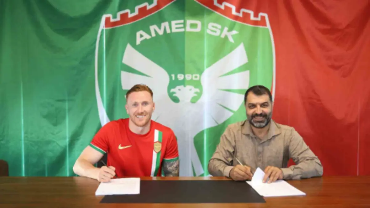 Amed Sportif Faaliyetler'den sürpriz transfer! David Bates’i resmen açıklandı