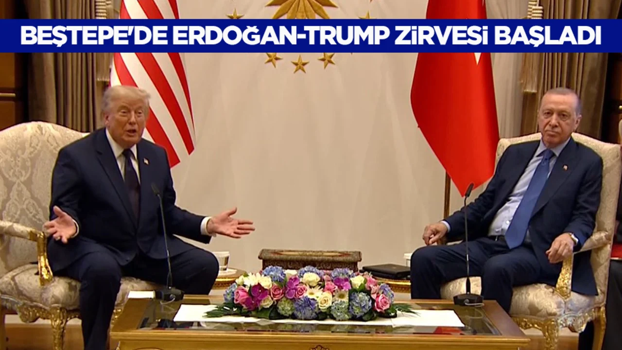 Beştepe'de Erdoğan-Trump zirvesi başladı! Liderler açıklama yapıyor