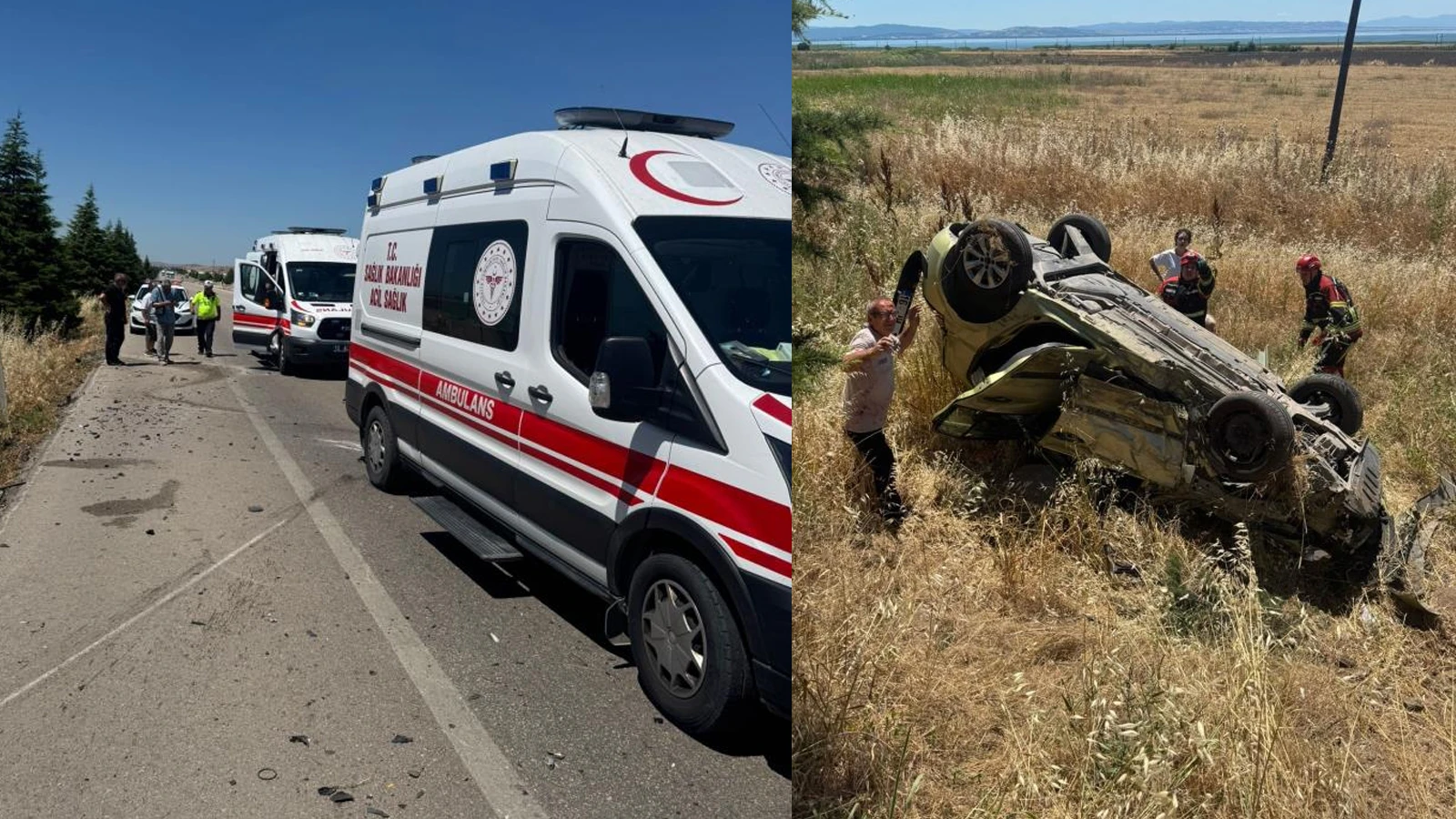 Bandırma-Susurluk yolunda feci kaza! Ölü ve yaralılar var