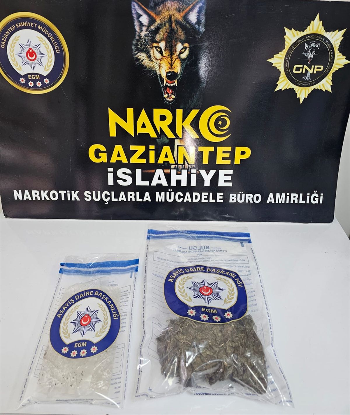 İslahiye'de 505 gram esrar ele geçirildi