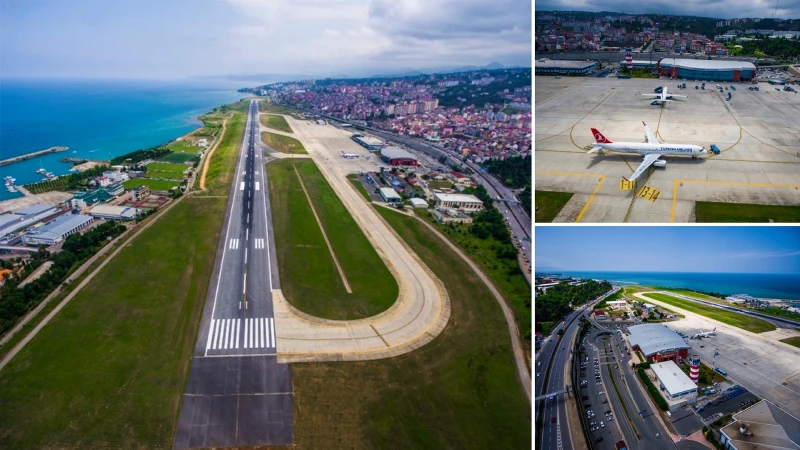 Trabzon’un 69 yıllık hava kapısı tarih olacak: 100 milyon ton kaya ile Trabzon’a yeni havalimanı inşa edilecek