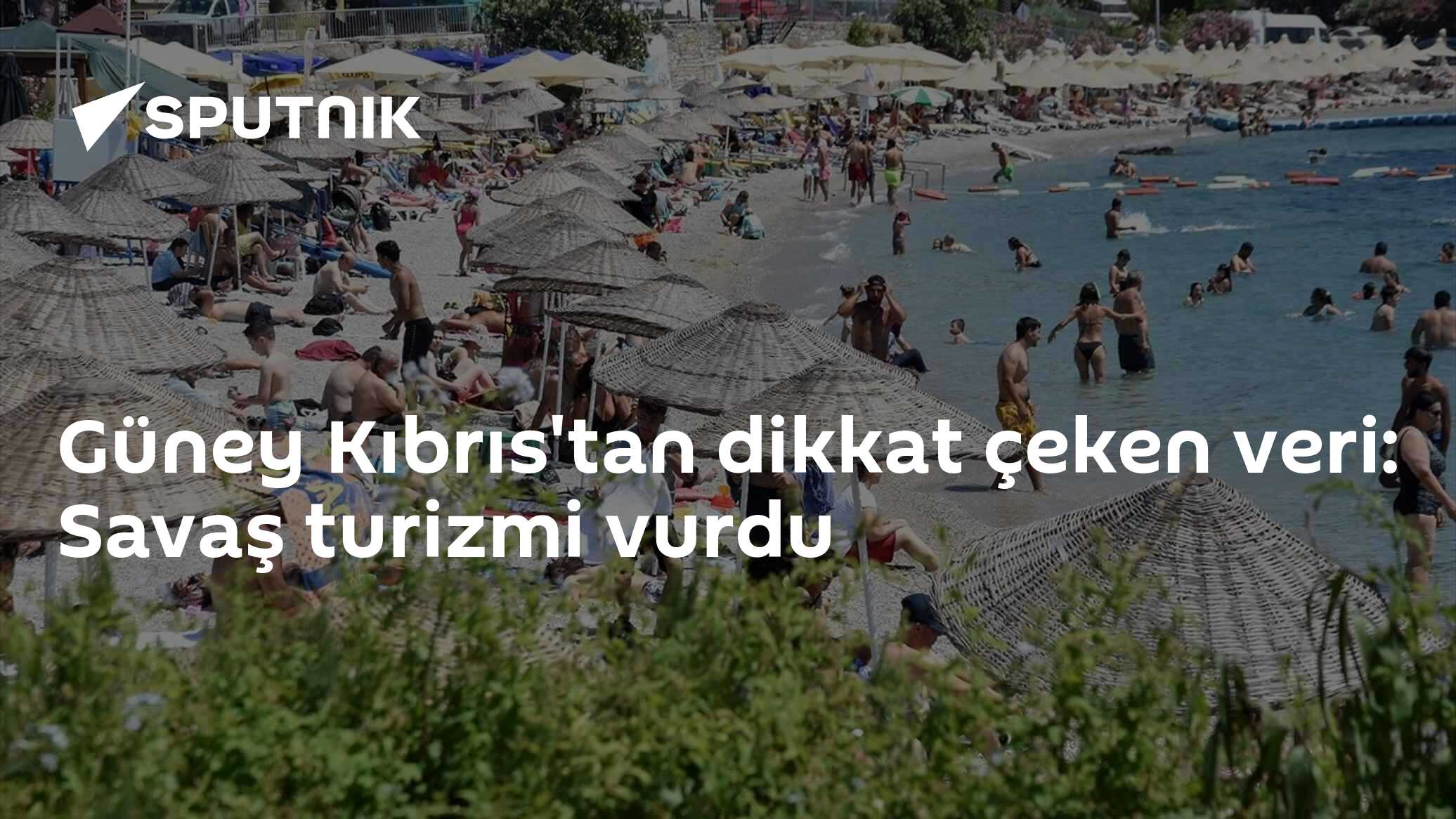Güney Kıbrıs'tan dikkat çeken veri: Savaş turizmi vurdu