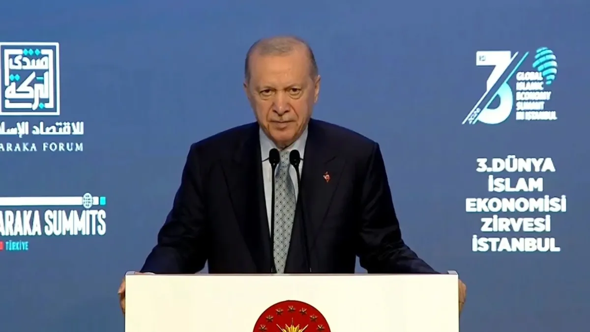 Başkan Erdoğan'dan dünyaya çağrı: 'Faiz olan yerde bereket olmaz'