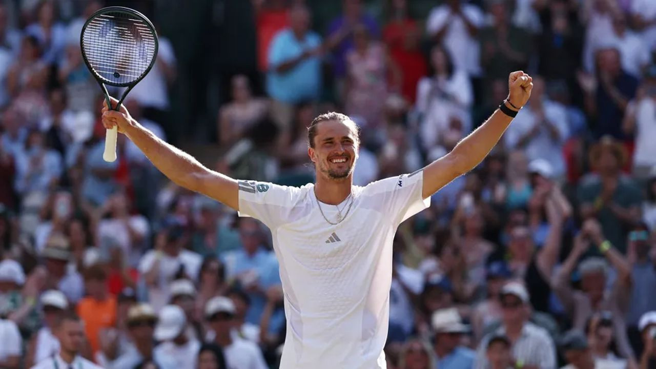 Zverev, Wimbledon'da finale yükseldi