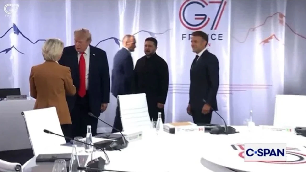 Trump yine ayıp etti: Zelensky, Trump'la görüşmek için dakikalarca bekledi