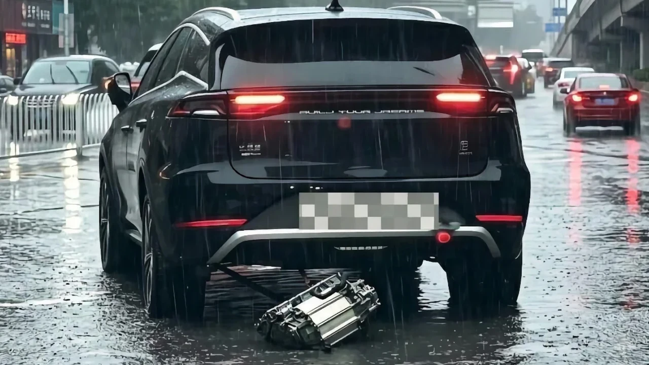 BYD'den sosyal medyada gündem olan "düşen motor" videosuna açıklama: Üretim hatası değil, su altındaki sert darbe