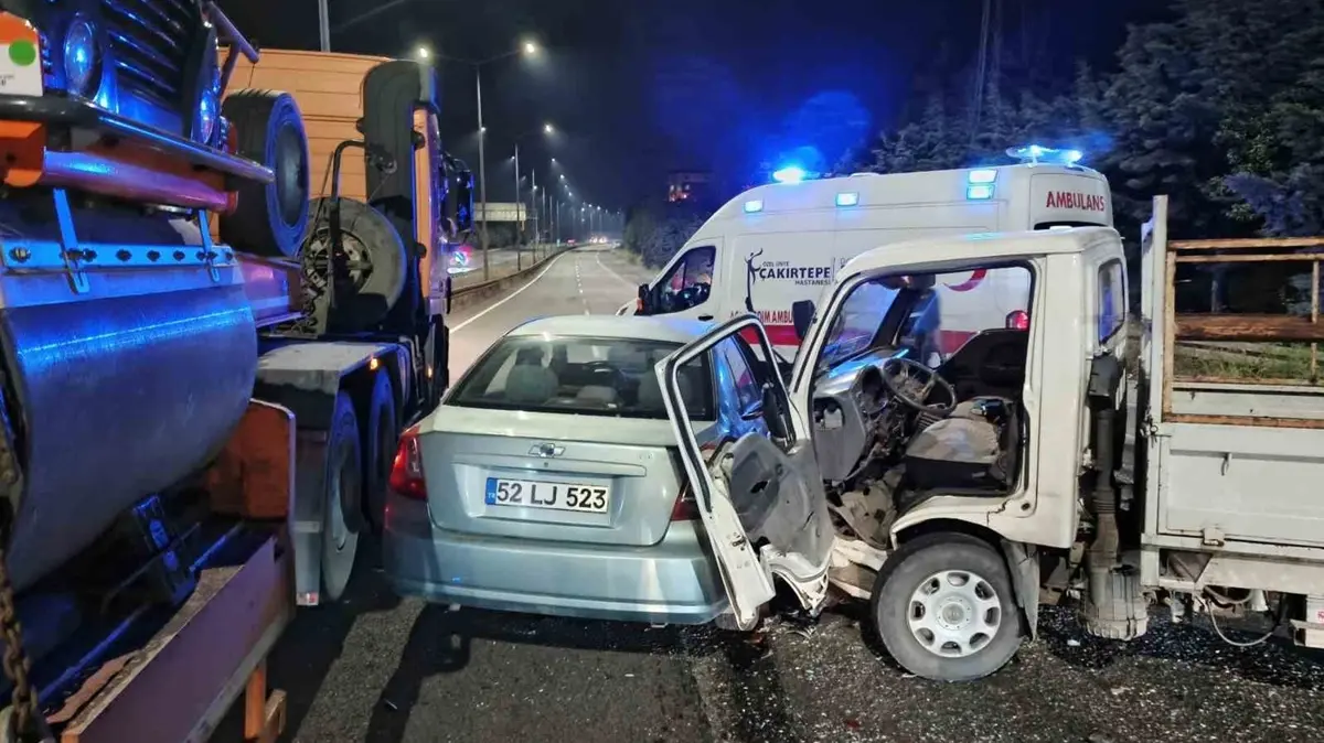 Ordu'da feci kaza: 1 ölü, 1 yaralı
