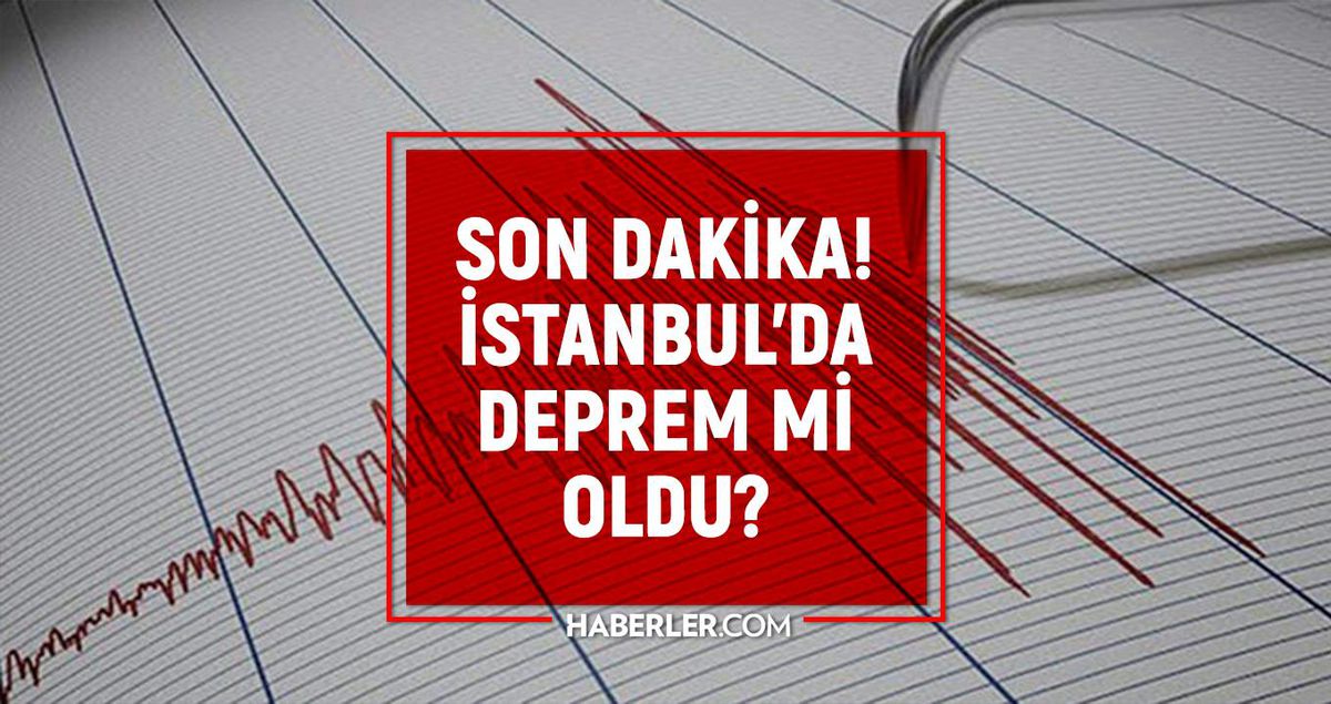 İstanbul'da deprem mi oldu? SON DAKİKA! 4 Haziran İstanbul'da az önce nerede deprem oldu?