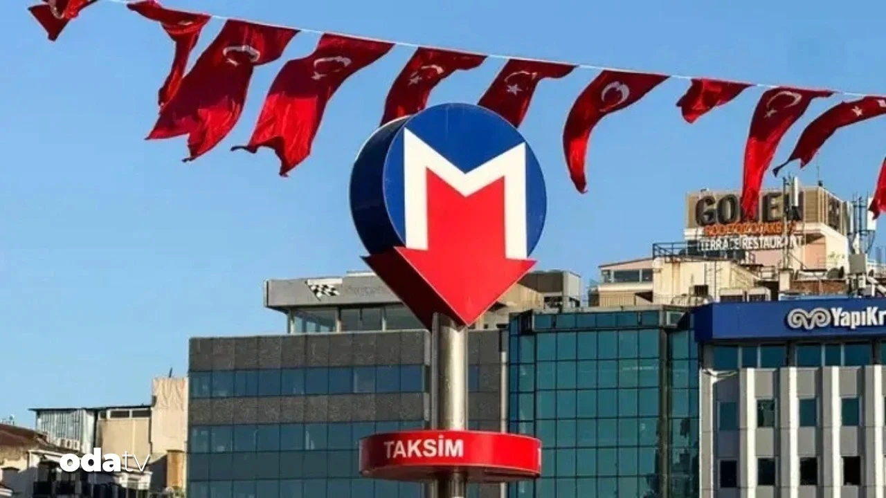 Taksim metro istasyonu kapatıldı
