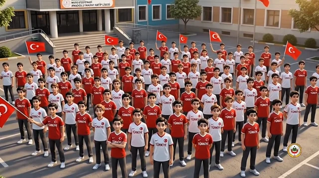 İmam hatipli öğrencilerden A Milli Takım’a özel marş