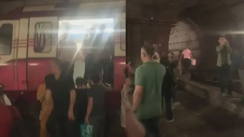 Bostancı'da metro raydan çıktı; yolcular tahliye edildi