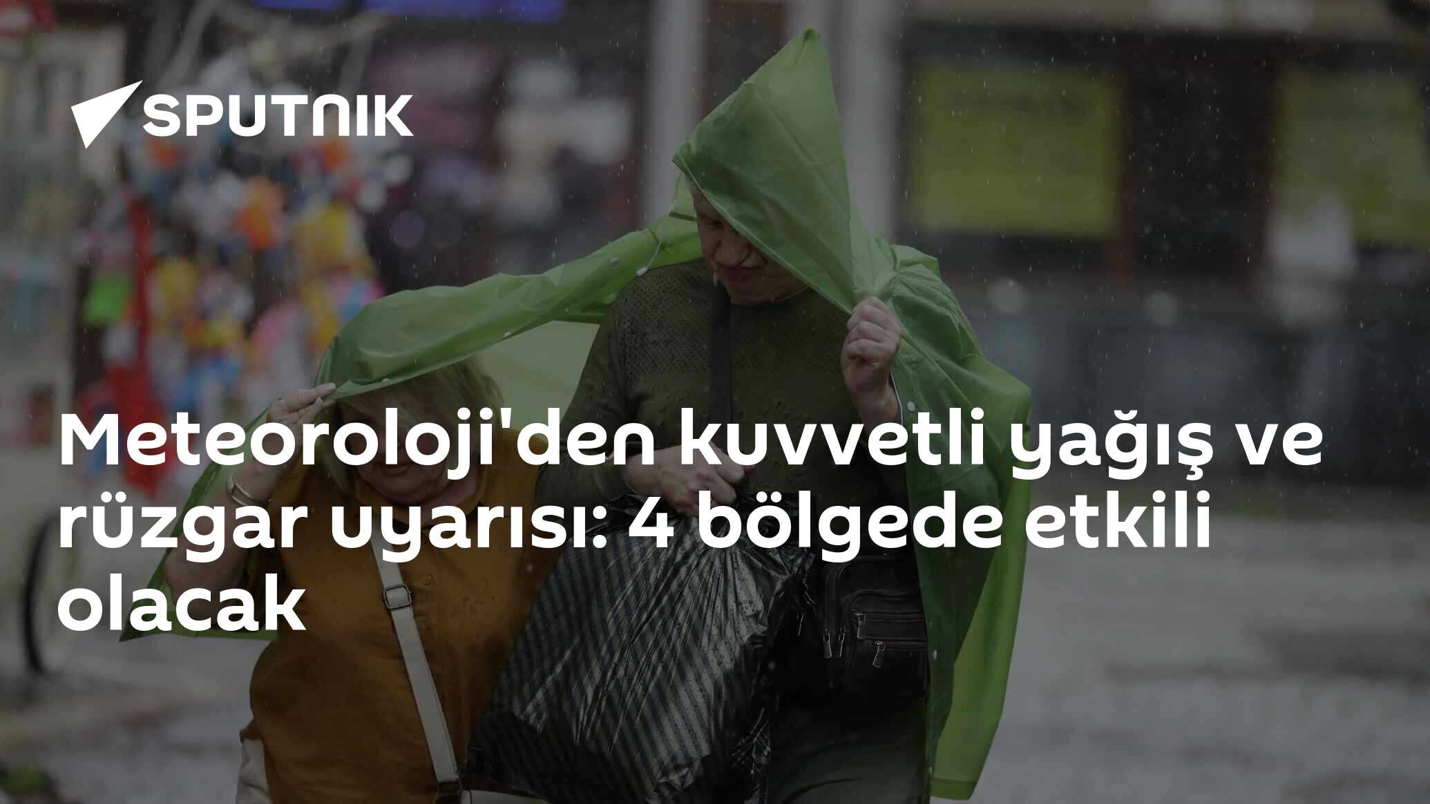 Meteoroloji'den kuvvetli yağış ve rüzgar uyarısı: 4 bölgede etkili olacak