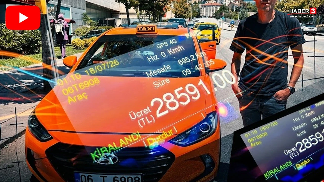 Ankara'dan Giresun'a 700 Km'lik taksi yolculuğu: Taksimetre asgari ücreti aştı!